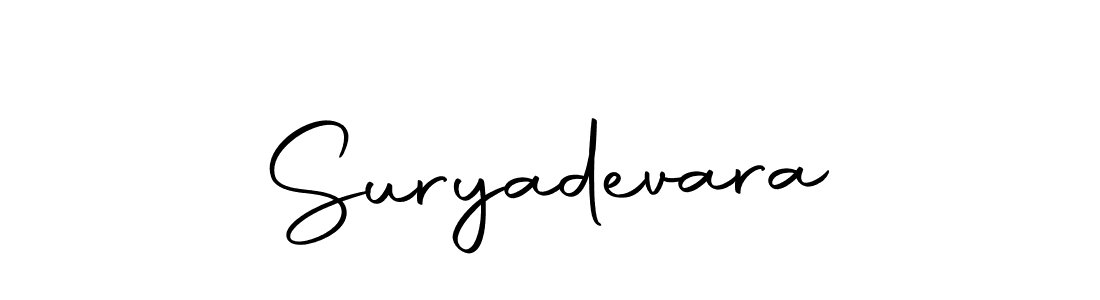 Make a beautiful signature design for name Suryadevara. With this signature (Autography-DOLnW) style, you can create a handwritten signature for free. Suryadevara signature style 10 images and pictures png