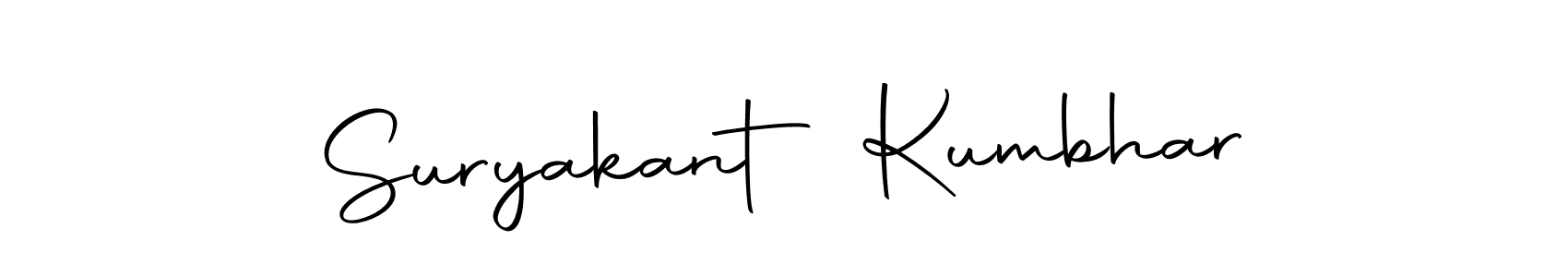 Design your own signature with our free online signature maker. With this signature software, you can create a handwritten (Autography-DOLnW) signature for name Suryakant Kumbhar. Suryakant Kumbhar signature style 10 images and pictures png