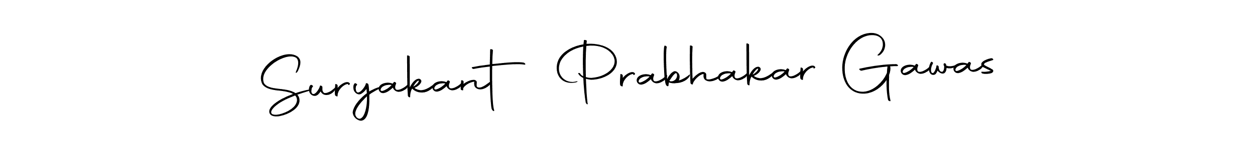 You can use this online signature creator to create a handwritten signature for the name Suryakant Prabhakar Gawas. This is the best online autograph maker. Suryakant Prabhakar Gawas signature style 10 images and pictures png