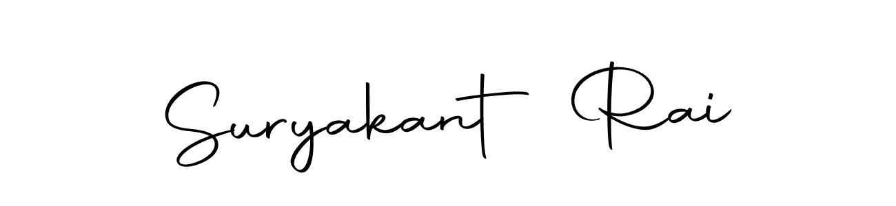 How to make Suryakant Rai name signature. Use Autography-DOLnW style for creating short signs online. This is the latest handwritten sign. Suryakant Rai signature style 10 images and pictures png
