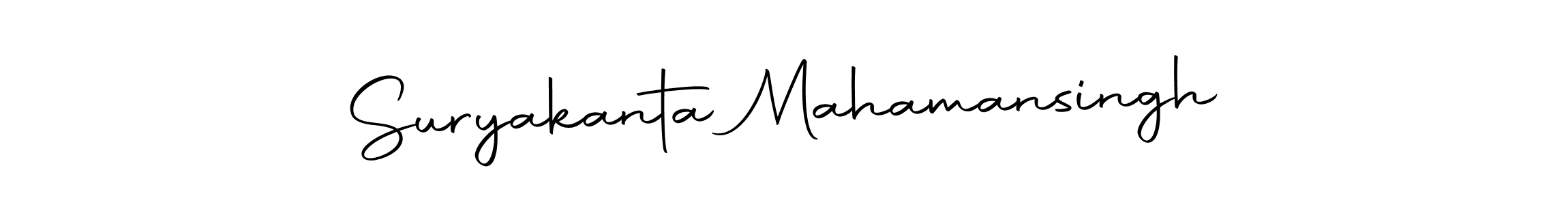 The best way (Autography-DOLnW) to make a short signature is to pick only two or three words in your name. The name Suryakanta Mahamansingh include a total of six letters. For converting this name. Suryakanta Mahamansingh signature style 10 images and pictures png