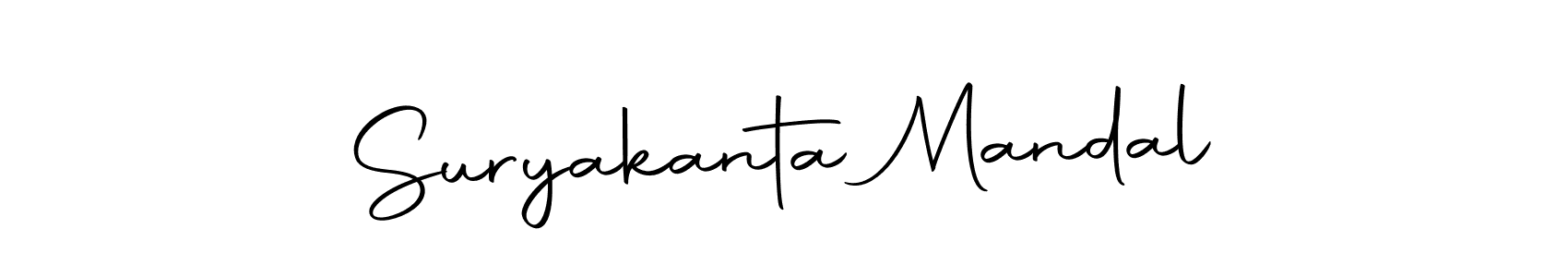 How to make Suryakanta Mandal name signature. Use Autography-DOLnW style for creating short signs online. This is the latest handwritten sign. Suryakanta Mandal signature style 10 images and pictures png