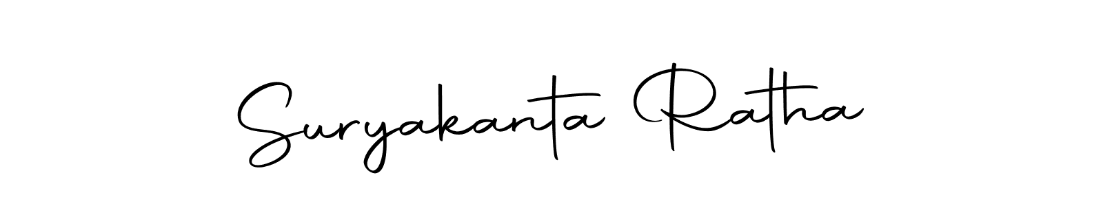 Make a beautiful signature design for name Suryakanta Ratha. With this signature (Autography-DOLnW) style, you can create a handwritten signature for free. Suryakanta Ratha signature style 10 images and pictures png