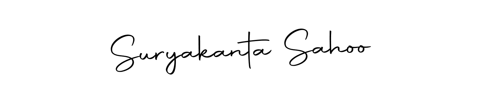 Create a beautiful signature design for name Suryakanta Sahoo. With this signature (Autography-DOLnW) fonts, you can make a handwritten signature for free. Suryakanta Sahoo signature style 10 images and pictures png