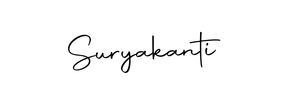 Create a beautiful signature design for name Suryakanti. With this signature (Autography-DOLnW) fonts, you can make a handwritten signature for free. Suryakanti signature style 10 images and pictures png