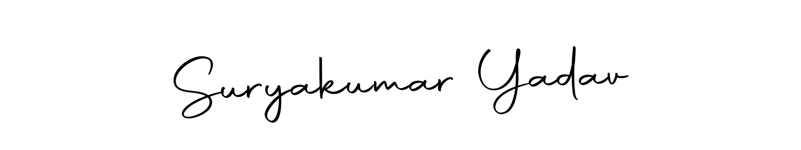 Make a beautiful signature design for name Suryakumar Yadav. With this signature (Autography-DOLnW) style, you can create a handwritten signature for free. Suryakumar Yadav signature style 10 images and pictures png