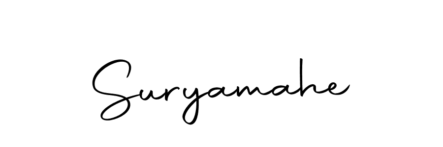 How to make Suryamahe signature? Autography-DOLnW is a professional autograph style. Create handwritten signature for Suryamahe name. Suryamahe signature style 10 images and pictures png