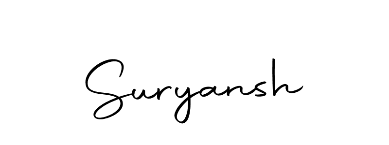 You can use this online signature creator to create a handwritten signature for the name Suryansh. This is the best online autograph maker. Suryansh signature style 10 images and pictures png