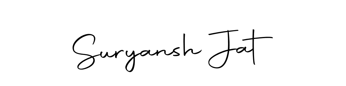 Make a beautiful signature design for name Suryansh Jat. Use this online signature maker to create a handwritten signature for free. Suryansh Jat signature style 10 images and pictures png