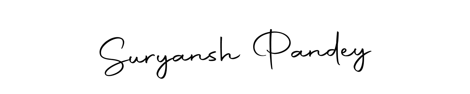 Make a beautiful signature design for name Suryansh Pandey. With this signature (Autography-DOLnW) style, you can create a handwritten signature for free. Suryansh Pandey signature style 10 images and pictures png