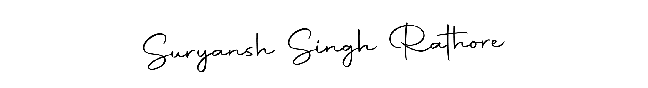 Make a short Suryansh Singh Rathore signature style. Manage your documents anywhere anytime using Autography-DOLnW. Create and add eSignatures, submit forms, share and send files easily. Suryansh Singh Rathore signature style 10 images and pictures png