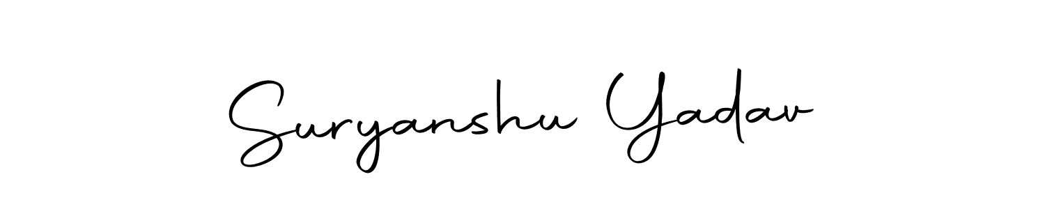You can use this online signature creator to create a handwritten signature for the name Suryanshu Yadav. This is the best online autograph maker. Suryanshu Yadav signature style 10 images and pictures png