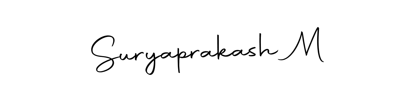 How to make Suryaprakash M signature? Autography-DOLnW is a professional autograph style. Create handwritten signature for Suryaprakash M name. Suryaprakash M signature style 10 images and pictures png