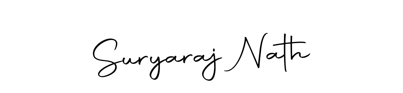 Create a beautiful signature design for name Suryaraj Nath. With this signature (Autography-DOLnW) fonts, you can make a handwritten signature for free. Suryaraj Nath signature style 10 images and pictures png