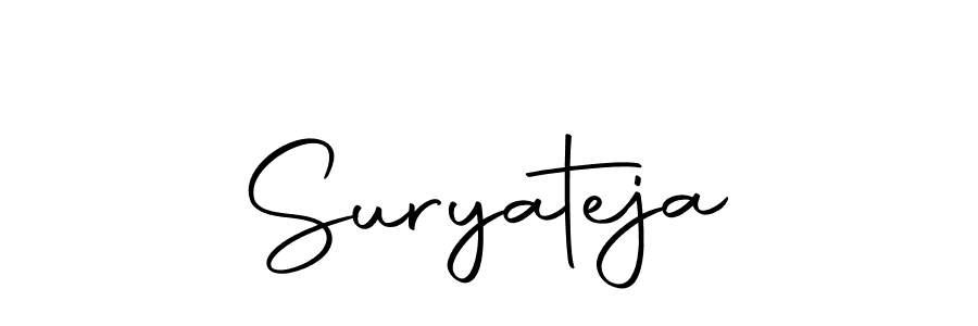 Similarly Autography-DOLnW is the best handwritten signature design. Signature creator online .You can use it as an online autograph creator for name Suryateja. Suryateja signature style 10 images and pictures png