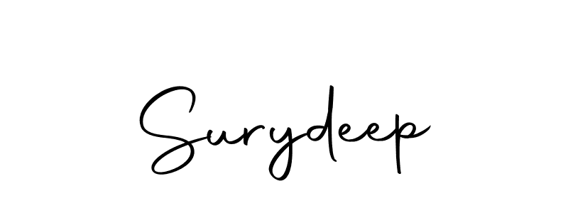 Also we have Surydeep name is the best signature style. Create professional handwritten signature collection using Autography-DOLnW autograph style. Surydeep signature style 10 images and pictures png