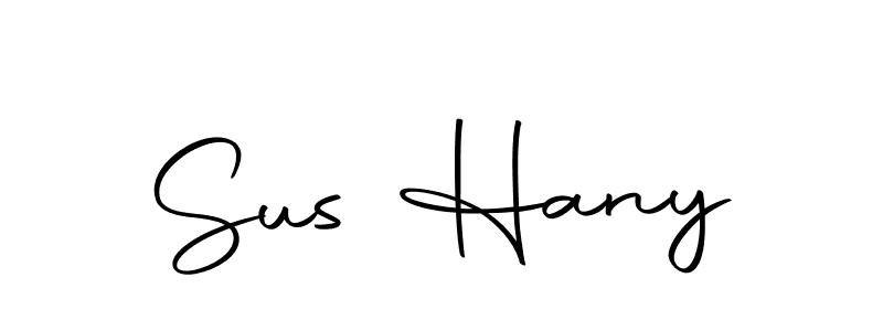 Use a signature maker to create a handwritten signature online. With this signature software, you can design (Autography-DOLnW) your own signature for name Sus Hany. Sus Hany signature style 10 images and pictures png