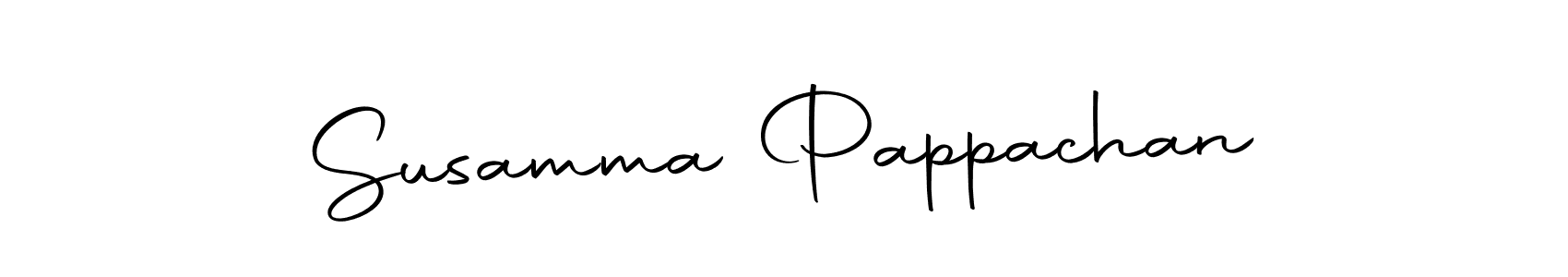 Use a signature maker to create a handwritten signature online. With this signature software, you can design (Autography-DOLnW) your own signature for name Susamma Pappachan. Susamma Pappachan signature style 10 images and pictures png