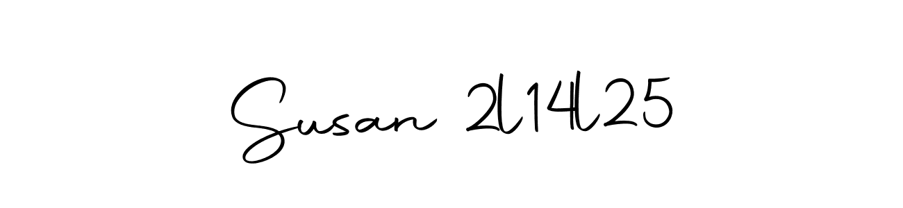 You should practise on your own different ways (Autography-DOLnW) to write your name (Susan 2l14l25) in signature. don't let someone else do it for you. Susan 2l14l25 signature style 10 images and pictures png