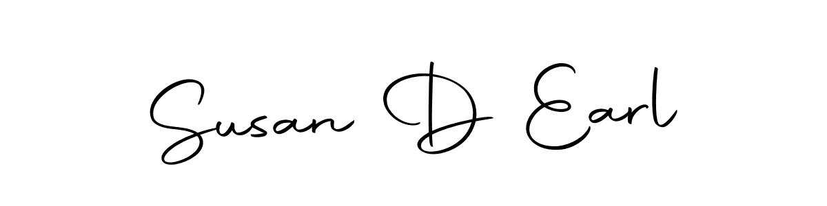 Susan D Earl stylish signature style. Best Handwritten Sign (Autography-DOLnW) for my name. Handwritten Signature Collection Ideas for my name Susan D Earl. Susan D Earl signature style 10 images and pictures png