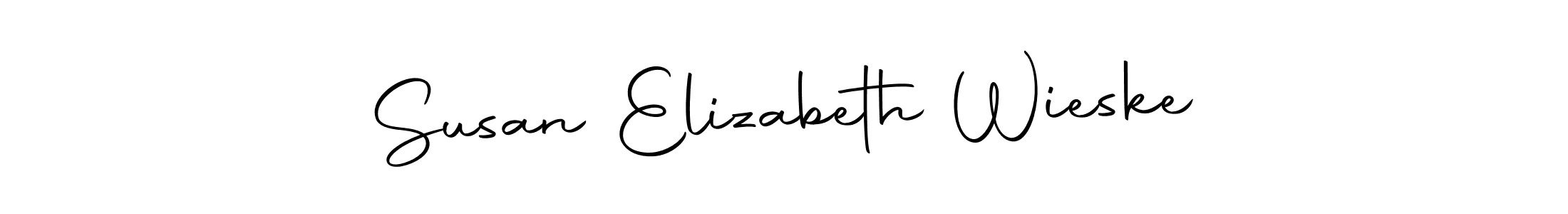 How to make Susan Elizabeth Wieske signature? Autography-DOLnW is a professional autograph style. Create handwritten signature for Susan Elizabeth Wieske name. Susan Elizabeth Wieske signature style 10 images and pictures png