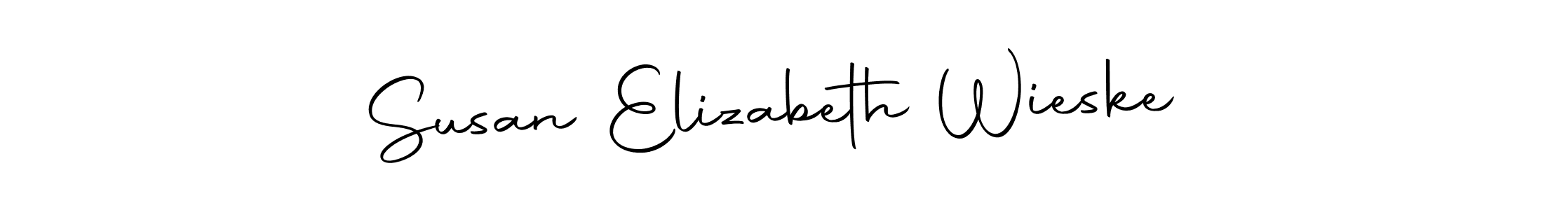 How to make Susan Elizabeth Wieske signature? Autography-DOLnW is a professional autograph style. Create handwritten signature for Susan Elizabeth Wieske name. Susan Elizabeth Wieske signature style 10 images and pictures png