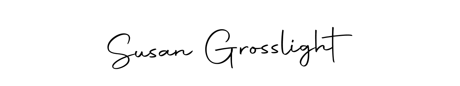 You should practise on your own different ways (Autography-DOLnW) to write your name (Susan Grosslight) in signature. don't let someone else do it for you. Susan Grosslight signature style 10 images and pictures png