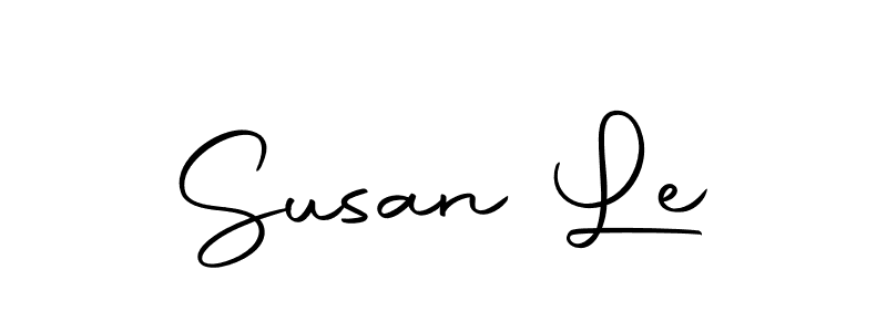 Create a beautiful signature design for name Susan Le. With this signature (Autography-DOLnW) fonts, you can make a handwritten signature for free. Susan Le signature style 10 images and pictures png