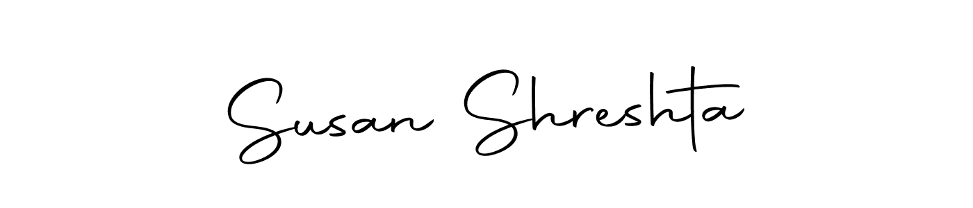 How to make Susan Shreshta signature? Autography-DOLnW is a professional autograph style. Create handwritten signature for Susan Shreshta name. Susan Shreshta signature style 10 images and pictures png