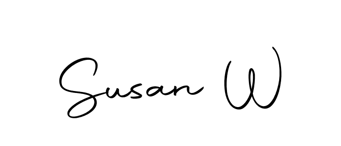 The best way (Autography-DOLnW) to make a short signature is to pick only two or three words in your name. The name Susan W include a total of six letters. For converting this name. Susan W signature style 10 images and pictures png