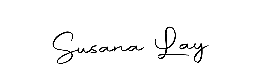 Make a short Susana Lay signature style. Manage your documents anywhere anytime using Autography-DOLnW. Create and add eSignatures, submit forms, share and send files easily. Susana Lay signature style 10 images and pictures png