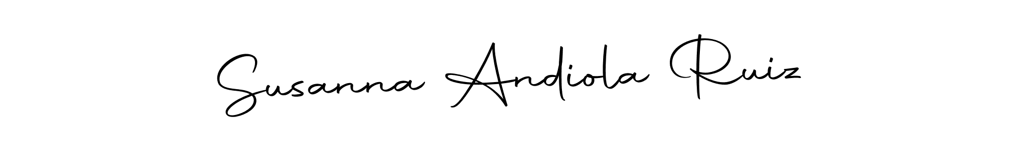 Susanna Andiola Ruiz stylish signature style. Best Handwritten Sign (Autography-DOLnW) for my name. Handwritten Signature Collection Ideas for my name Susanna Andiola Ruiz. Susanna Andiola Ruiz signature style 10 images and pictures png