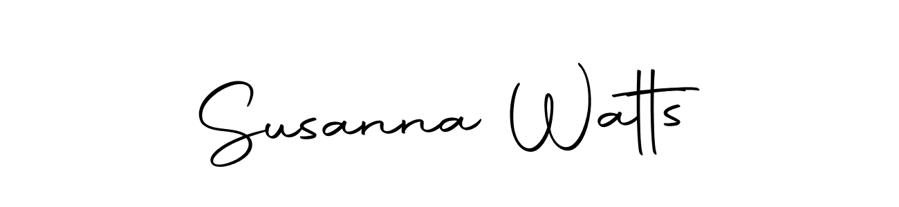 Once you've used our free online signature maker to create your best signature Autography-DOLnW style, it's time to enjoy all of the benefits that Susanna Watts name signing documents. Susanna Watts signature style 10 images and pictures png