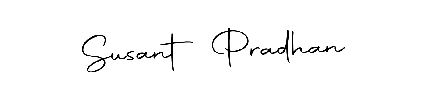 Use a signature maker to create a handwritten signature online. With this signature software, you can design (Autography-DOLnW) your own signature for name Susant Pradhan. Susant Pradhan signature style 10 images and pictures png