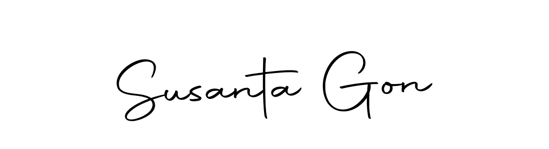 Make a beautiful signature design for name Susanta Gon. With this signature (Autography-DOLnW) style, you can create a handwritten signature for free. Susanta Gon signature style 10 images and pictures png
