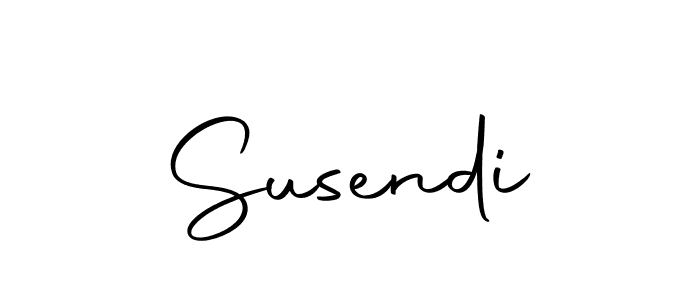 You should practise on your own different ways (Autography-DOLnW) to write your name (Susendi) in signature. don't let someone else do it for you. Susendi signature style 10 images and pictures png