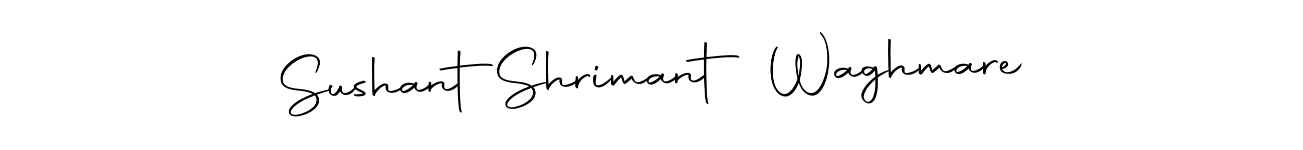 How to make Sushant  Shrimant Waghmare name signature. Use Autography-DOLnW style for creating short signs online. This is the latest handwritten sign. Sushant  Shrimant Waghmare signature style 10 images and pictures png