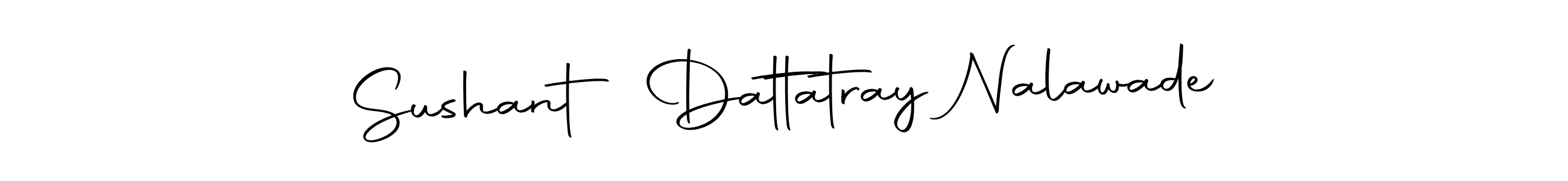 The best way (Autography-DOLnW) to make a short signature is to pick only two or three words in your name. The name Sushant Dattatray Nalawade include a total of six letters. For converting this name. Sushant Dattatray Nalawade signature style 10 images and pictures png