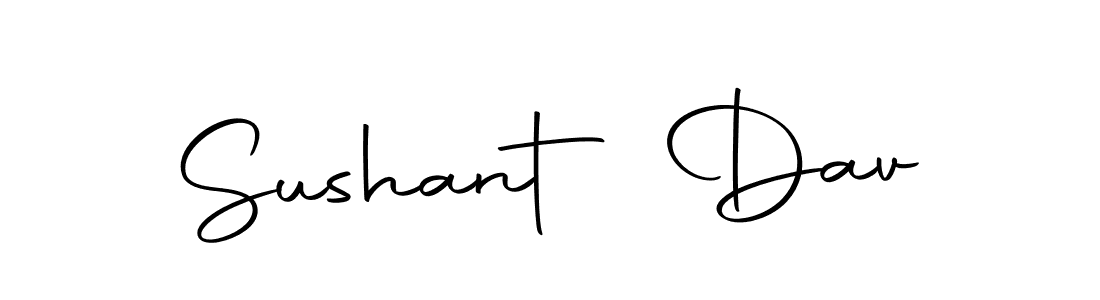 The best way (Autography-DOLnW) to make a short signature is to pick only two or three words in your name. The name Sushant Dav include a total of six letters. For converting this name. Sushant Dav signature style 10 images and pictures png