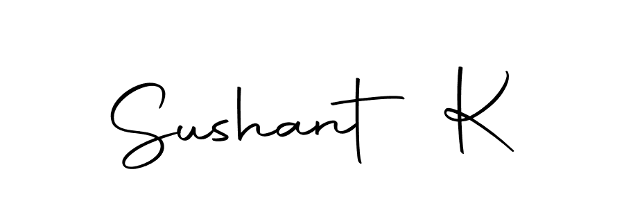 Sushant K stylish signature style. Best Handwritten Sign (Autography-DOLnW) for my name. Handwritten Signature Collection Ideas for my name Sushant K. Sushant K signature style 10 images and pictures png