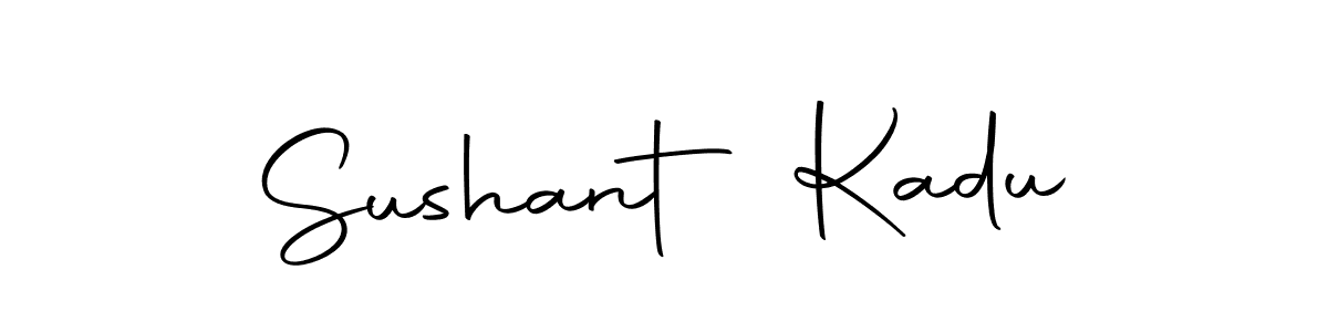 How to make Sushant Kadu name signature. Use Autography-DOLnW style for creating short signs online. This is the latest handwritten sign. Sushant Kadu signature style 10 images and pictures png