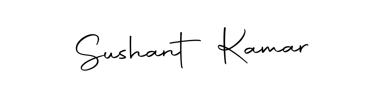 How to make Sushant Kamar name signature. Use Autography-DOLnW style for creating short signs online. This is the latest handwritten sign. Sushant Kamar signature style 10 images and pictures png