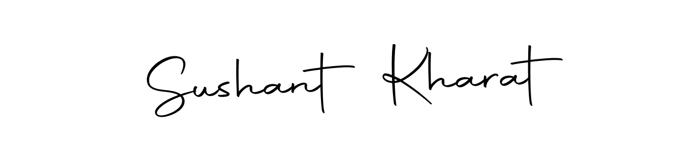 Design your own signature with our free online signature maker. With this signature software, you can create a handwritten (Autography-DOLnW) signature for name Sushant Kharat. Sushant Kharat signature style 10 images and pictures png
