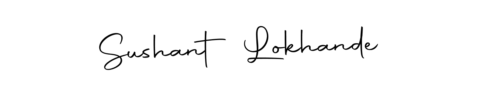 Sushant Lokhande stylish signature style. Best Handwritten Sign (Autography-DOLnW) for my name. Handwritten Signature Collection Ideas for my name Sushant Lokhande. Sushant Lokhande signature style 10 images and pictures png