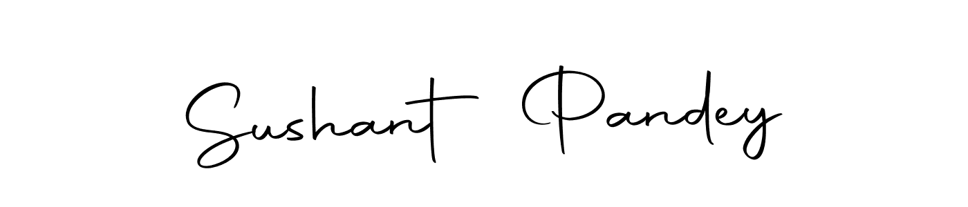 You should practise on your own different ways (Autography-DOLnW) to write your name (Sushant Pandey) in signature. don't let someone else do it for you. Sushant Pandey signature style 10 images and pictures png