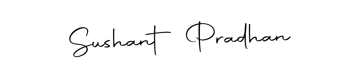 Design your own signature with our free online signature maker. With this signature software, you can create a handwritten (Autography-DOLnW) signature for name Sushant Pradhan. Sushant Pradhan signature style 10 images and pictures png