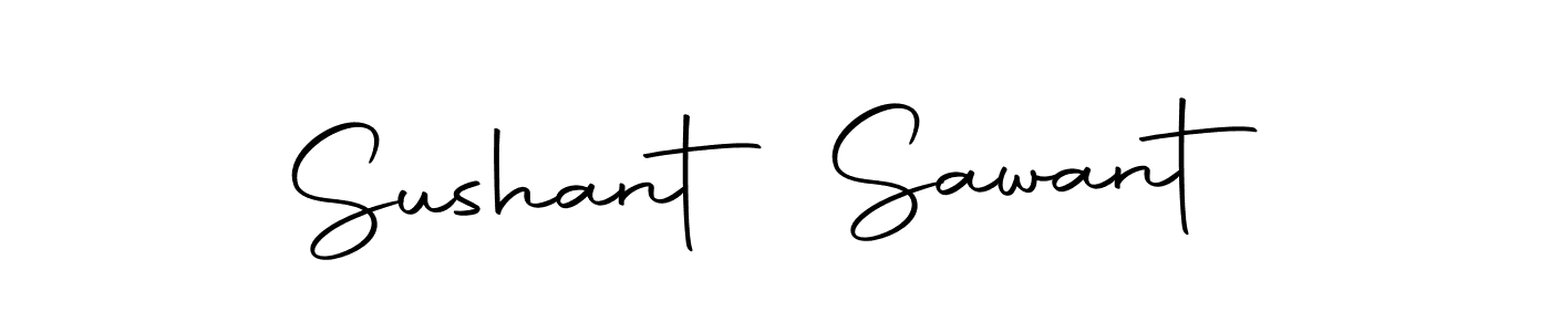 How to make Sushant Sawant name signature. Use Autography-DOLnW style for creating short signs online. This is the latest handwritten sign. Sushant Sawant signature style 10 images and pictures png