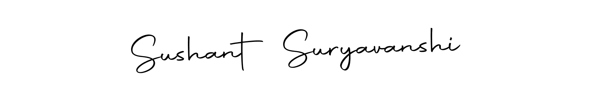 Use a signature maker to create a handwritten signature online. With this signature software, you can design (Autography-DOLnW) your own signature for name Sushant Suryavanshi. Sushant Suryavanshi signature style 10 images and pictures png