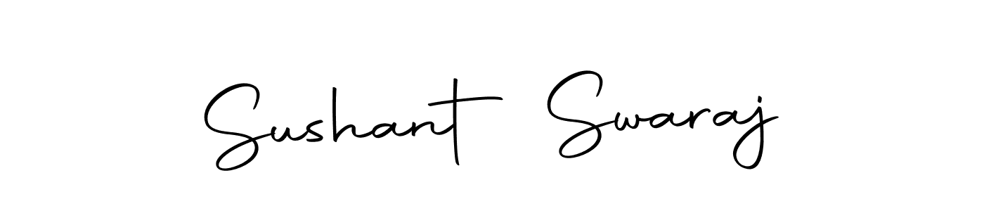 Use a signature maker to create a handwritten signature online. With this signature software, you can design (Autography-DOLnW) your own signature for name Sushant Swaraj. Sushant Swaraj signature style 10 images and pictures png