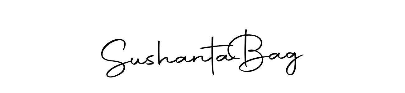 Sushanta  Bag stylish signature style. Best Handwritten Sign (Autography-DOLnW) for my name. Handwritten Signature Collection Ideas for my name Sushanta  Bag. Sushanta  Bag signature style 10 images and pictures png